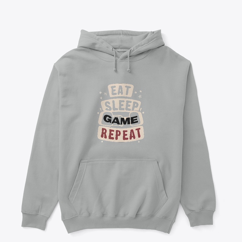 Eat Sleep Game Repeat T-shirt