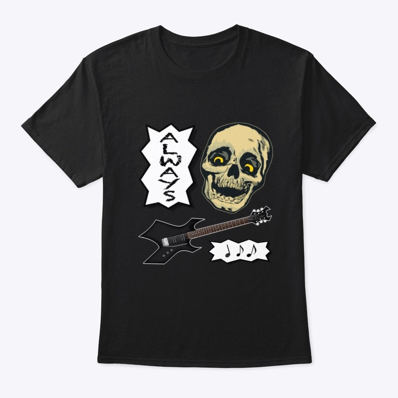always skull guitar