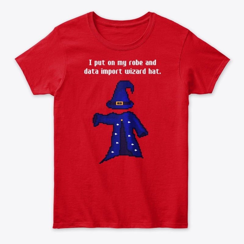 My Robe and Data Import Wizard Hat