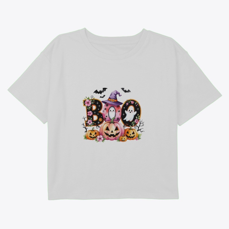 BOO Halloween Ghost Design