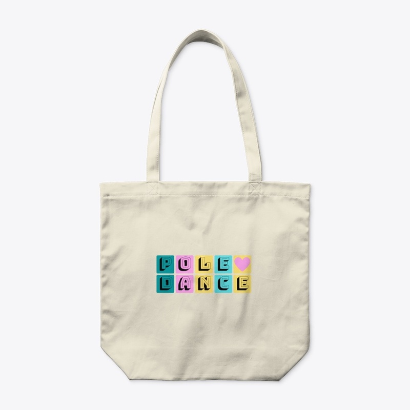 Pole Dance Retro Colors  Text Design