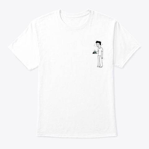 Poison Cliff White T-Shirt Front