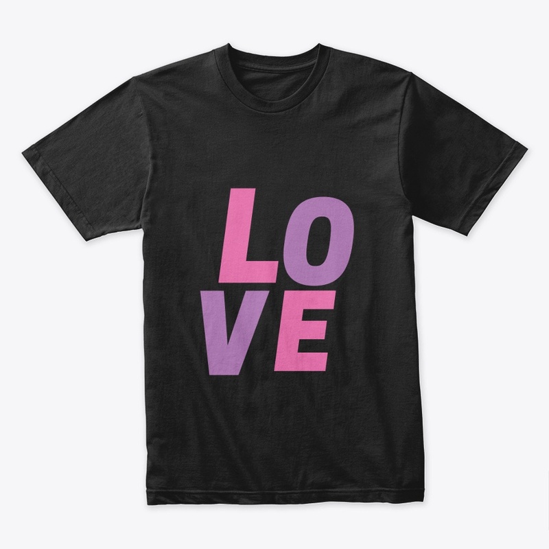 The T-shirt design of love