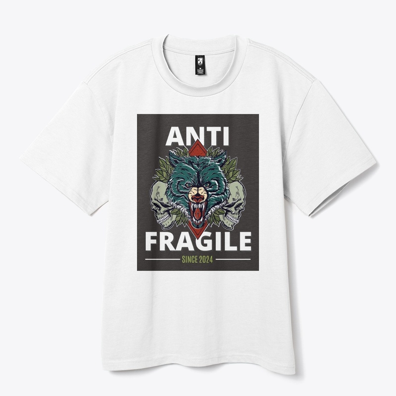 Anti fragile t-shirt design 