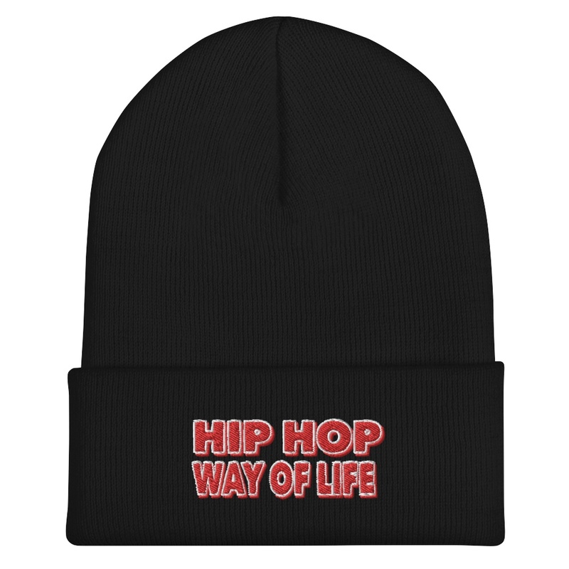 Hip Hop Way Of Life Red Beanie