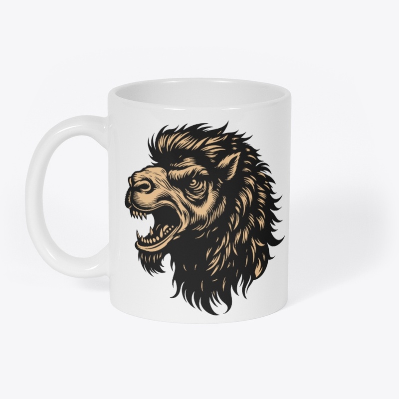 Intense Camel Illustration