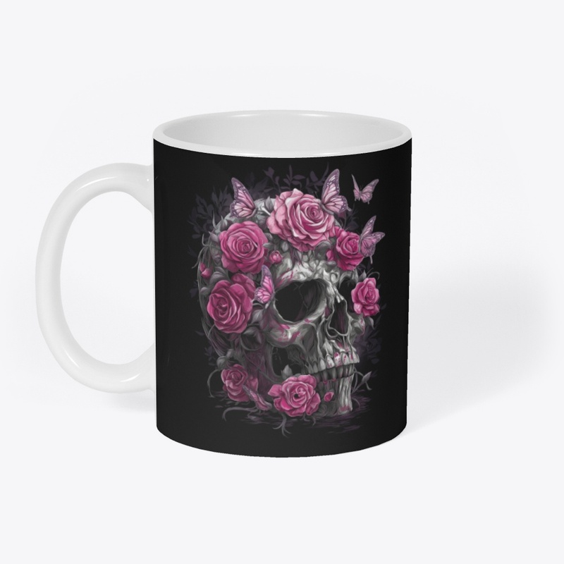 Romantic Gothic Skull