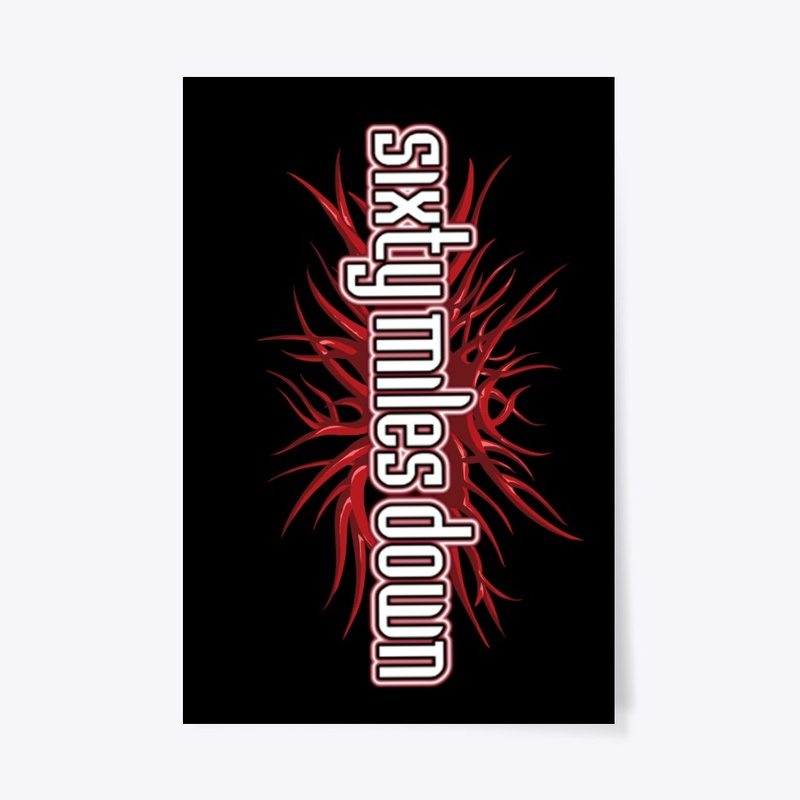 Sixty Miles Down- Red Roots Logo Goodies