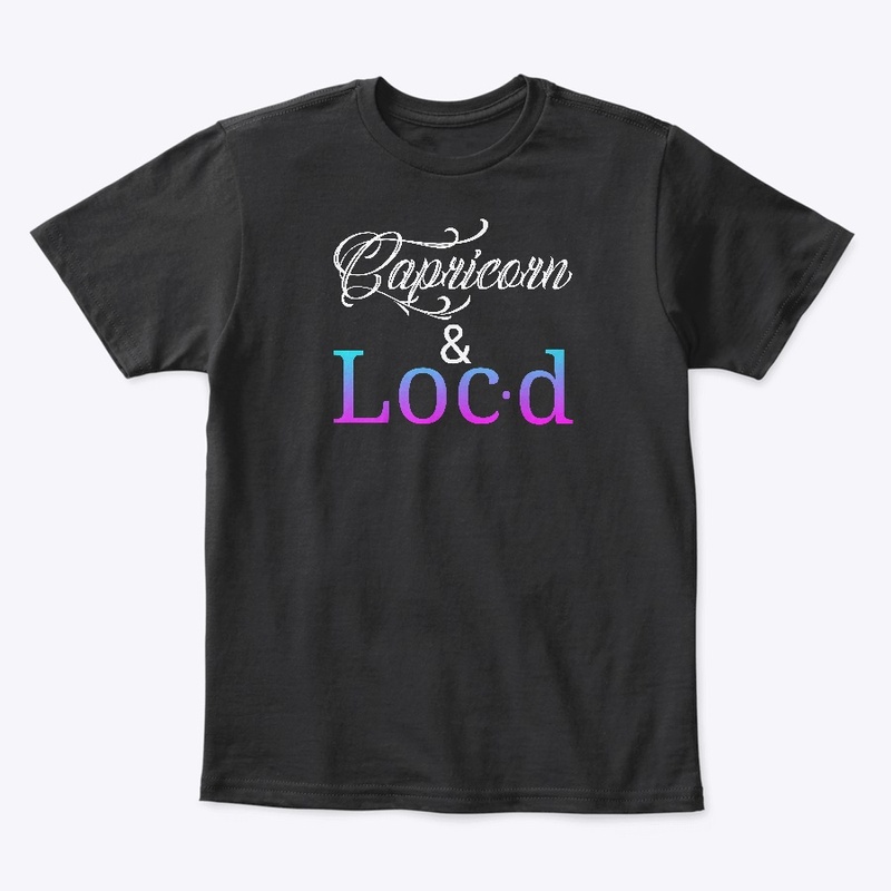 Capricorn & loc'd zodiac tee shirt