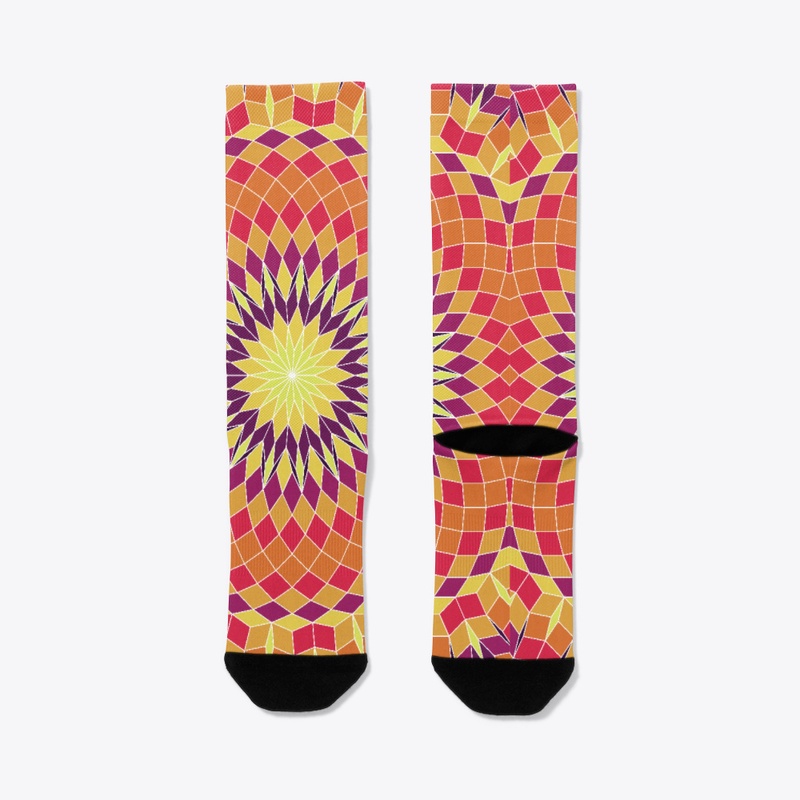 Mosaic Flower Pattern