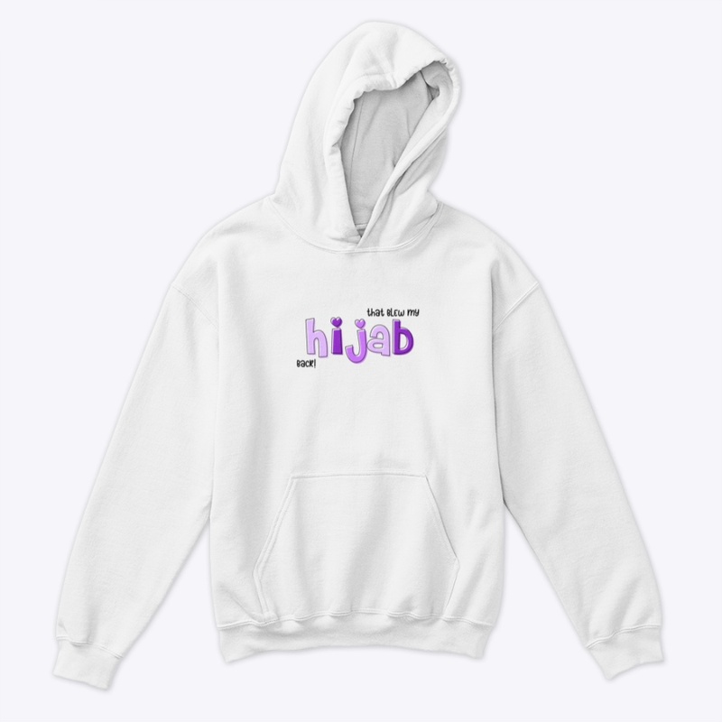 That Blew My Hijab Back - purple
