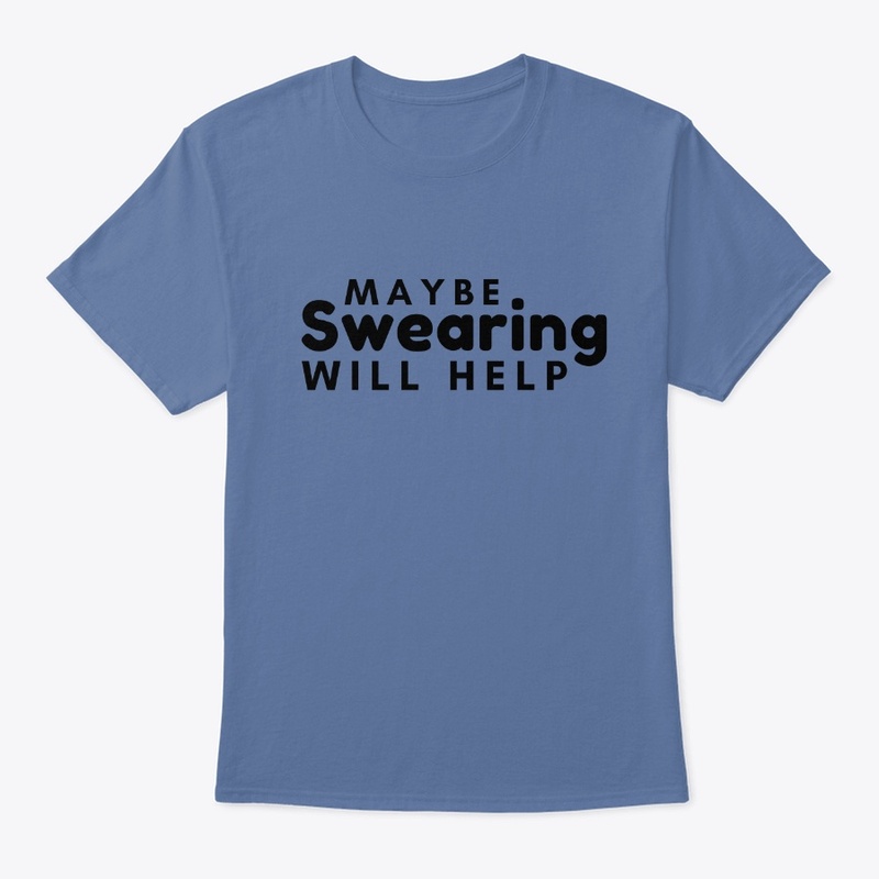 Maybe Swearing will help Black Text