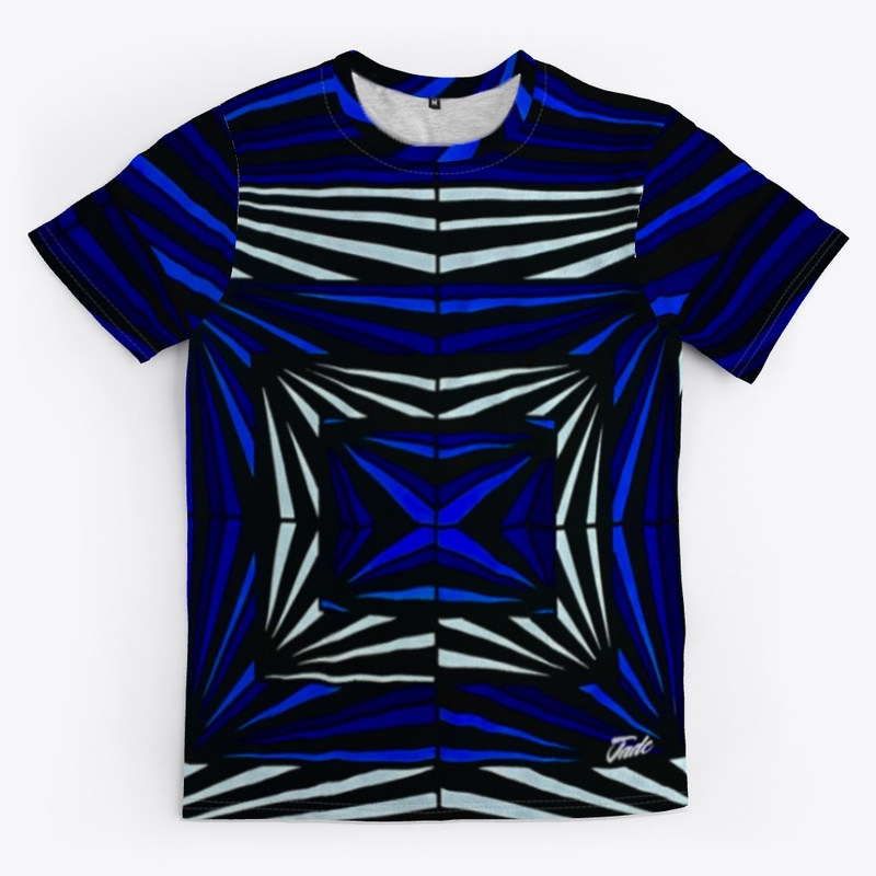 Blue Target All-Over Print Tee