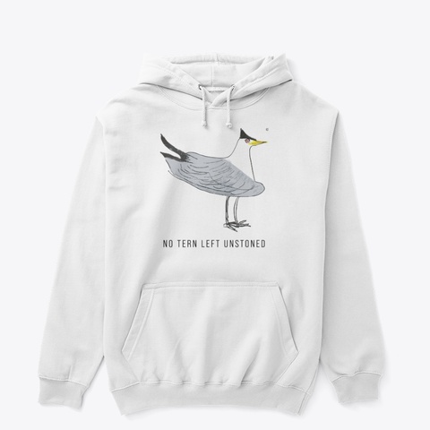 No Tern Left Unstoned White T-Shirt Front