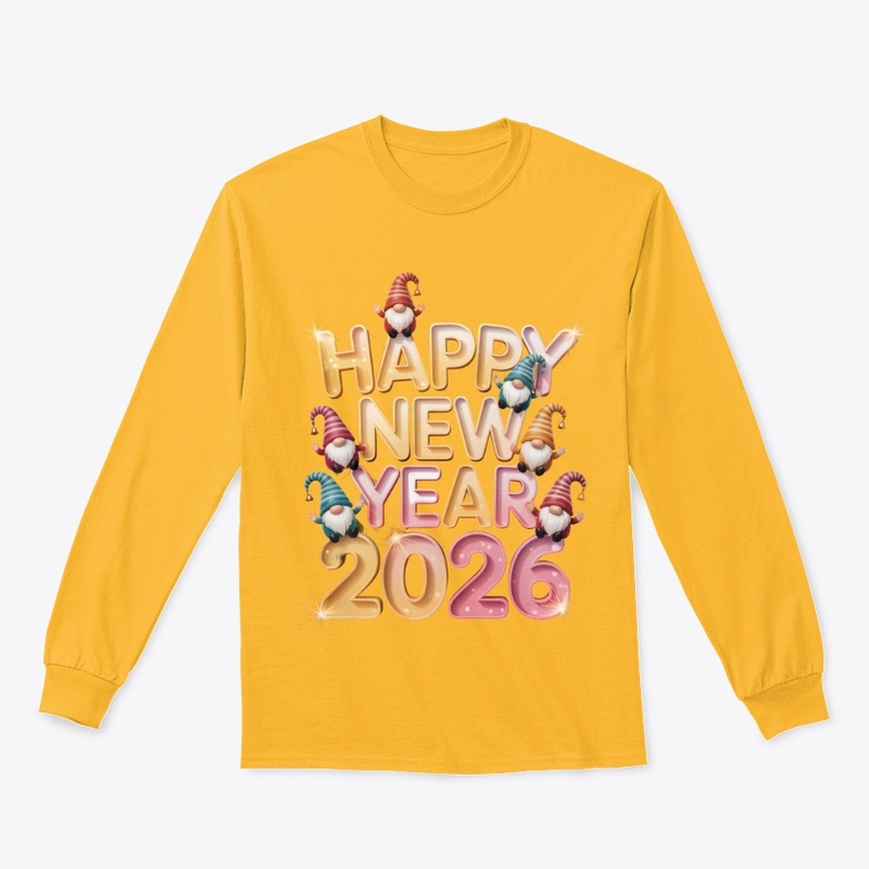 Happy New Year 2026 Gnomes