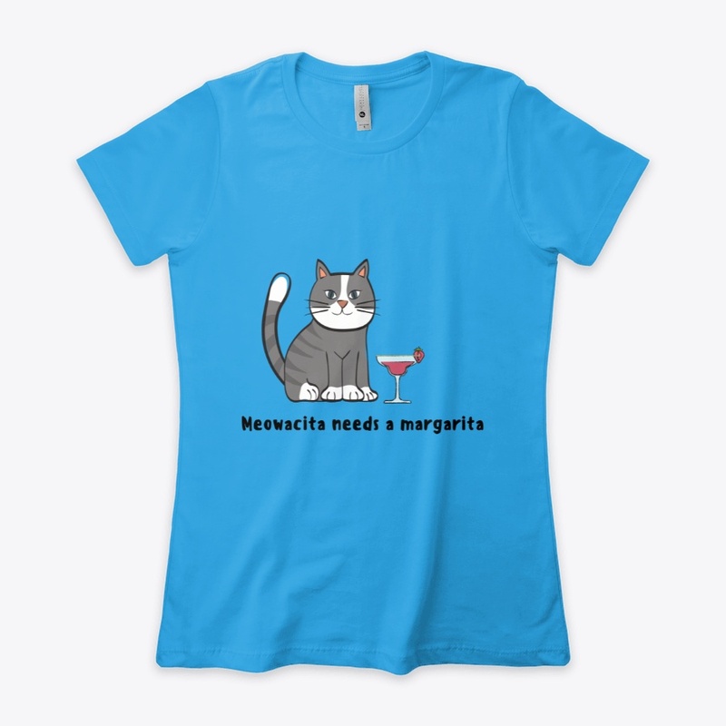 Margarita Cat Women's Boyfriend Tee