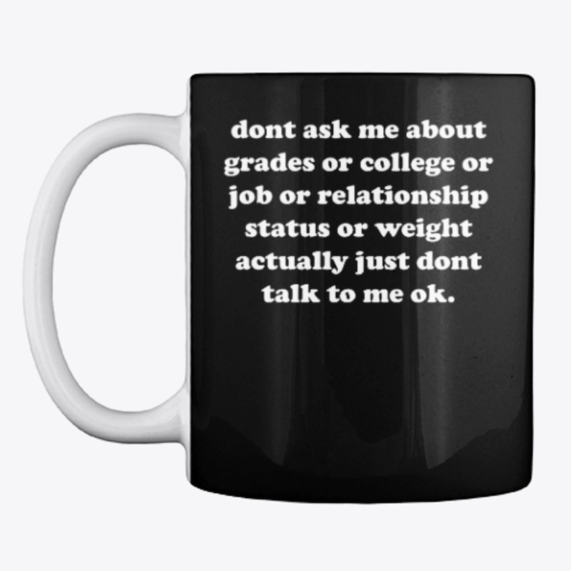Holiday conversation avoidance sign