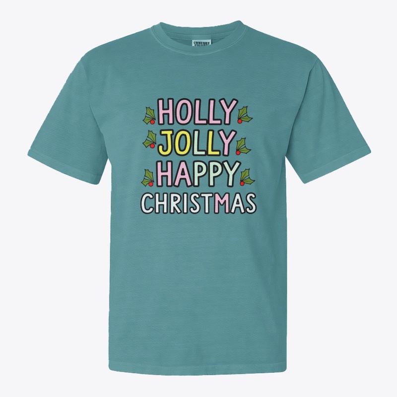 Holly Jolly Happy Christmas T-Shirt
