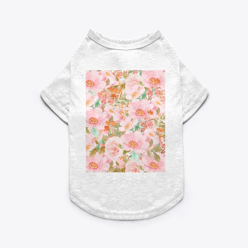 Pressed flower T-shirt
