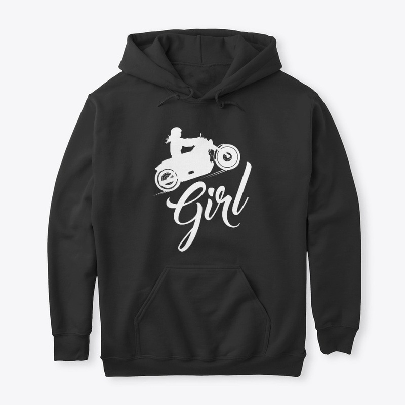 Motorcycle Girl Graphic for Women Bikers