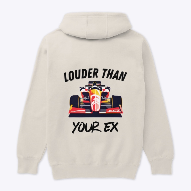 'Louder Than Your Ex' Graphic Car Design