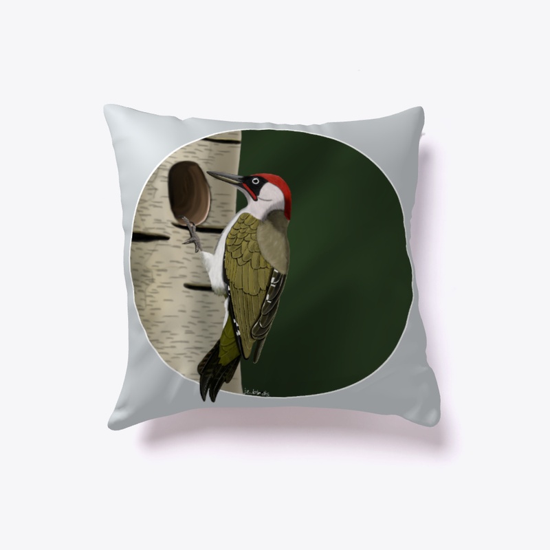 jz.birds Green Woodpecker Bird Design