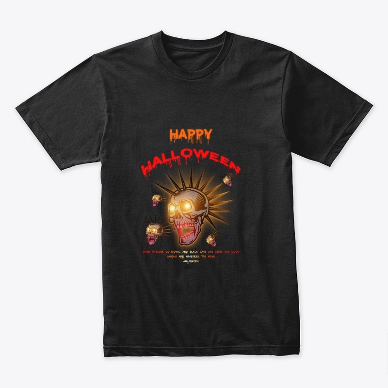 Hallowween spooky t-shirt