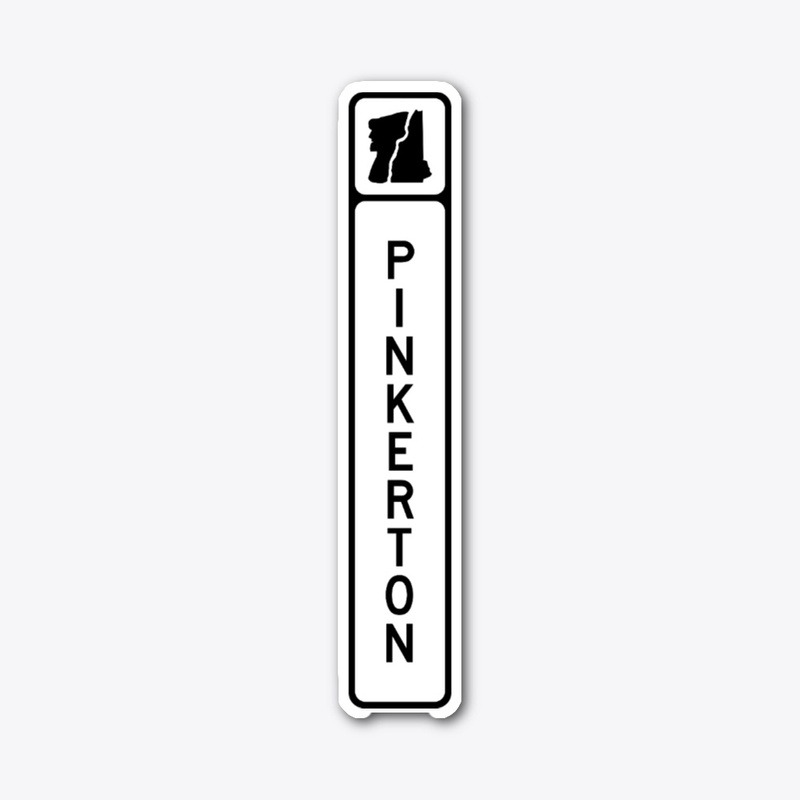 Pinkerton NH Town Line Signs Black