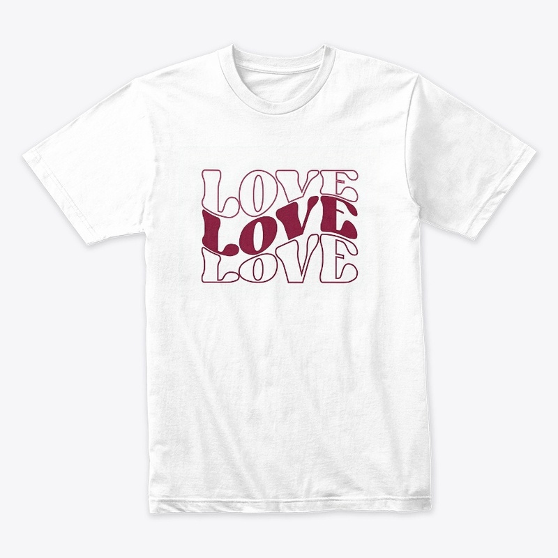LOVE printed Tshirt 'Valentine's Day'