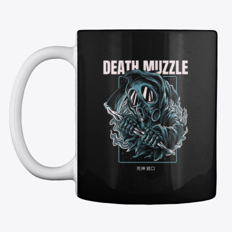 grim reaper with gas mask!