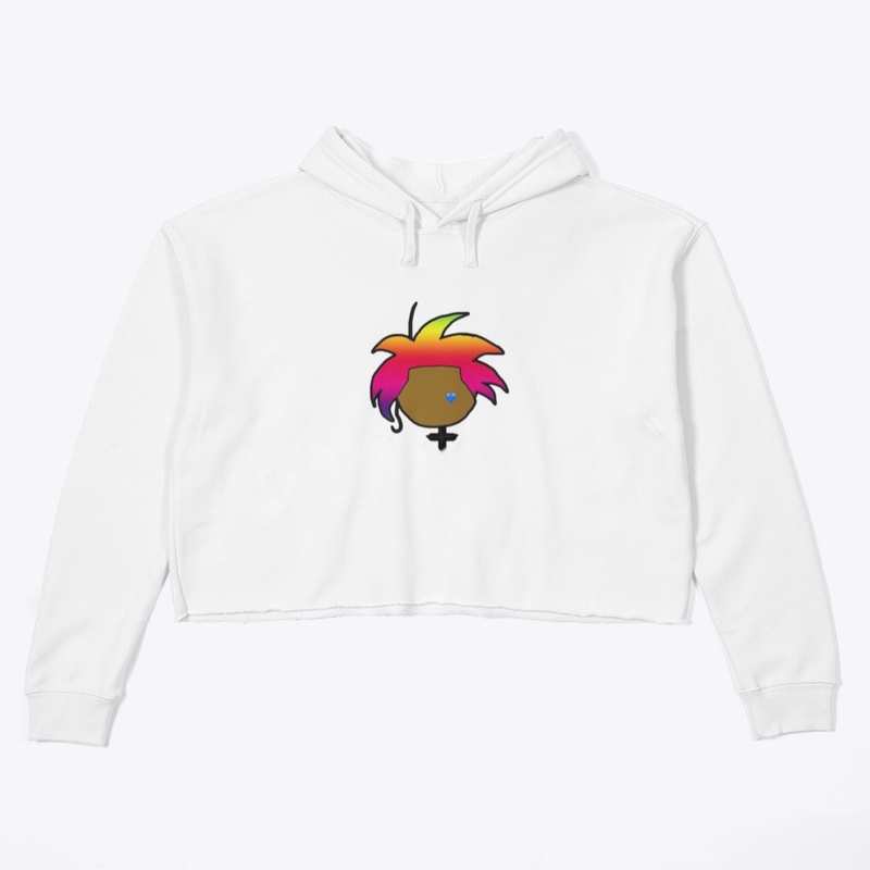 IFuxWitDykeGod hooded CropTop