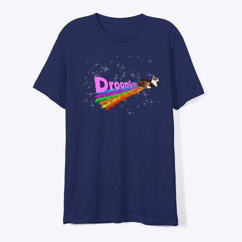 Droom Groot Midnight Navy T-Shirt Front