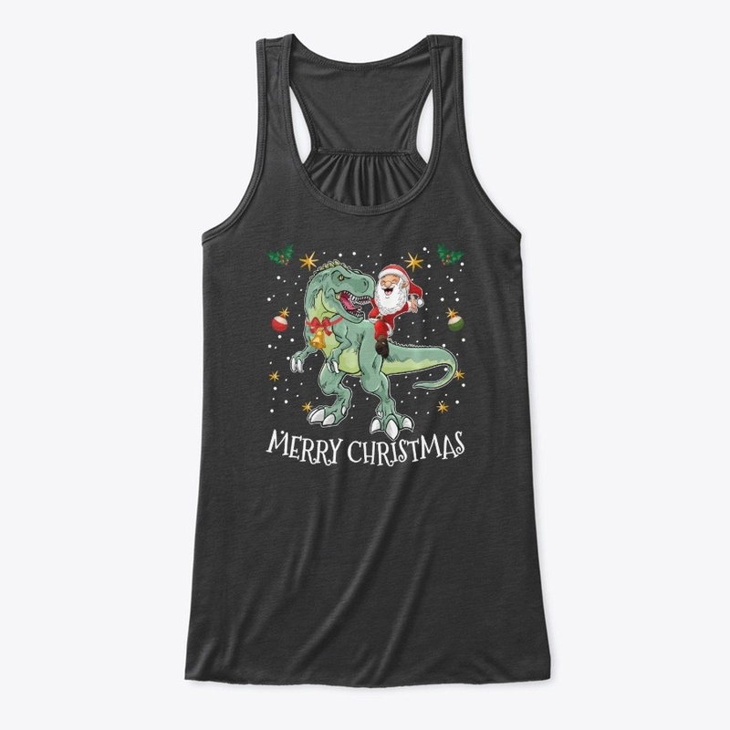 Santa Riding T Rex Christmas S A Dinosau