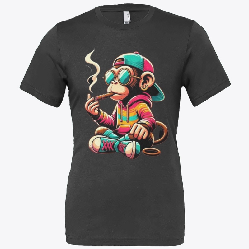 Chill Vibes Monkey Bella Unisex T-Shirt