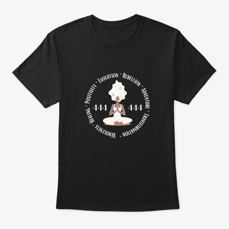 444 Angel Number - Black Collection