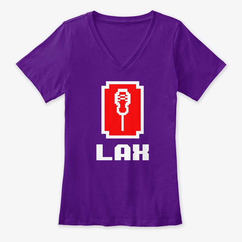 Pixel Lacrosse Red