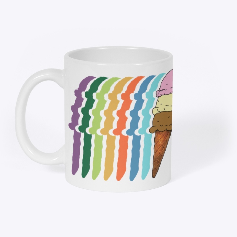 Ice Cream Cone Rainbow