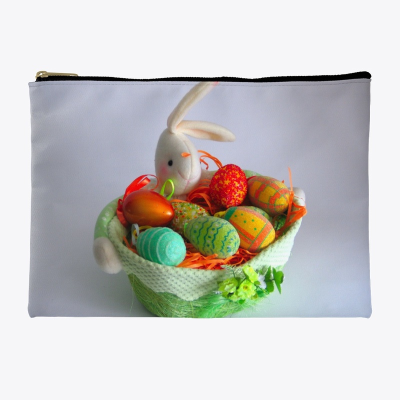 Hidden Bunny in the Easter eggs basket