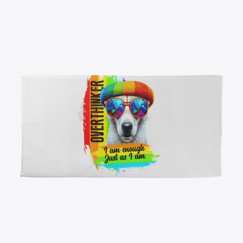 Rainbow Cute Dog T-Shirt Design