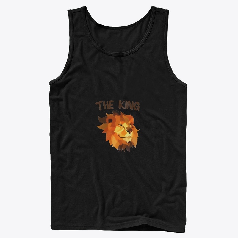 "The King" Lion" Lion Graphic T-Shirt