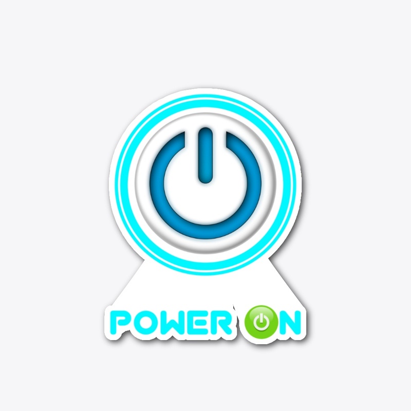Power on button logo