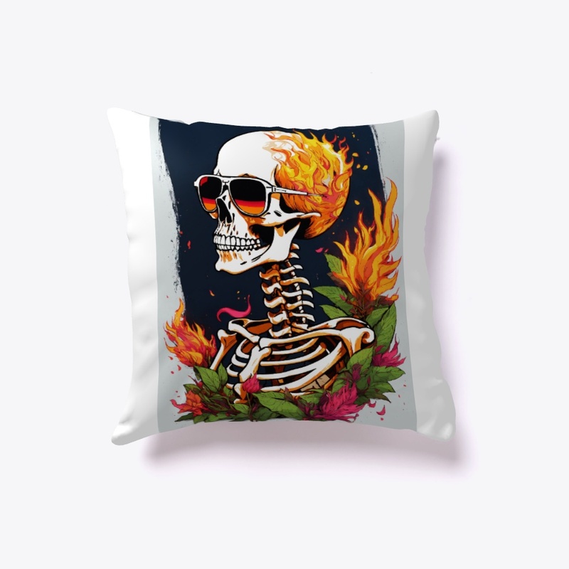 Blaze and skull rockwear t-shirt