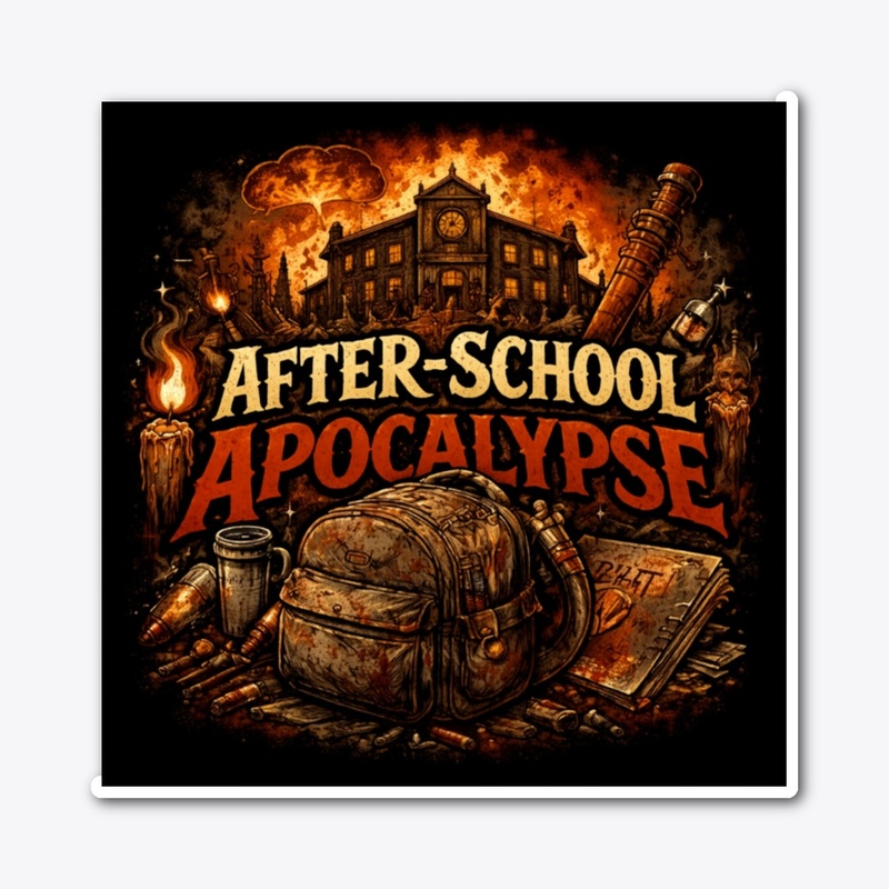 After-School Apocalypse Sticker