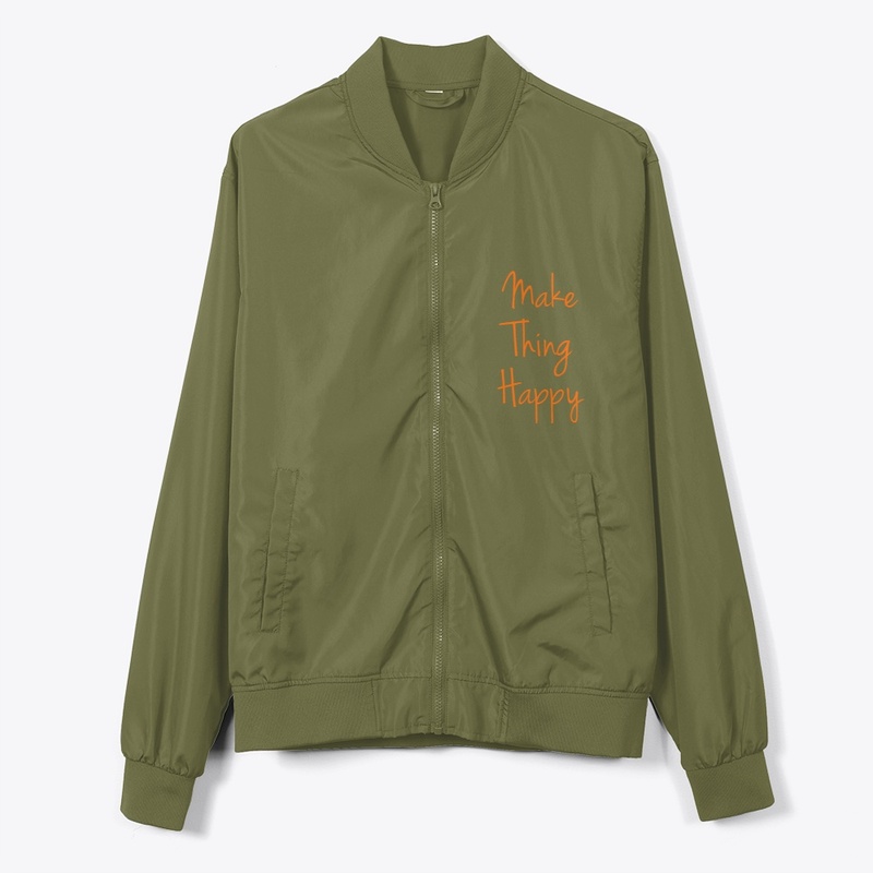 Make thing happy style Bomber 