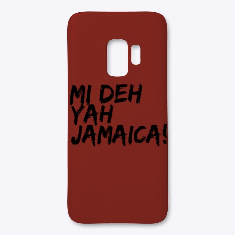 "Mi deh yah Jamaica!"  Patois phrase.