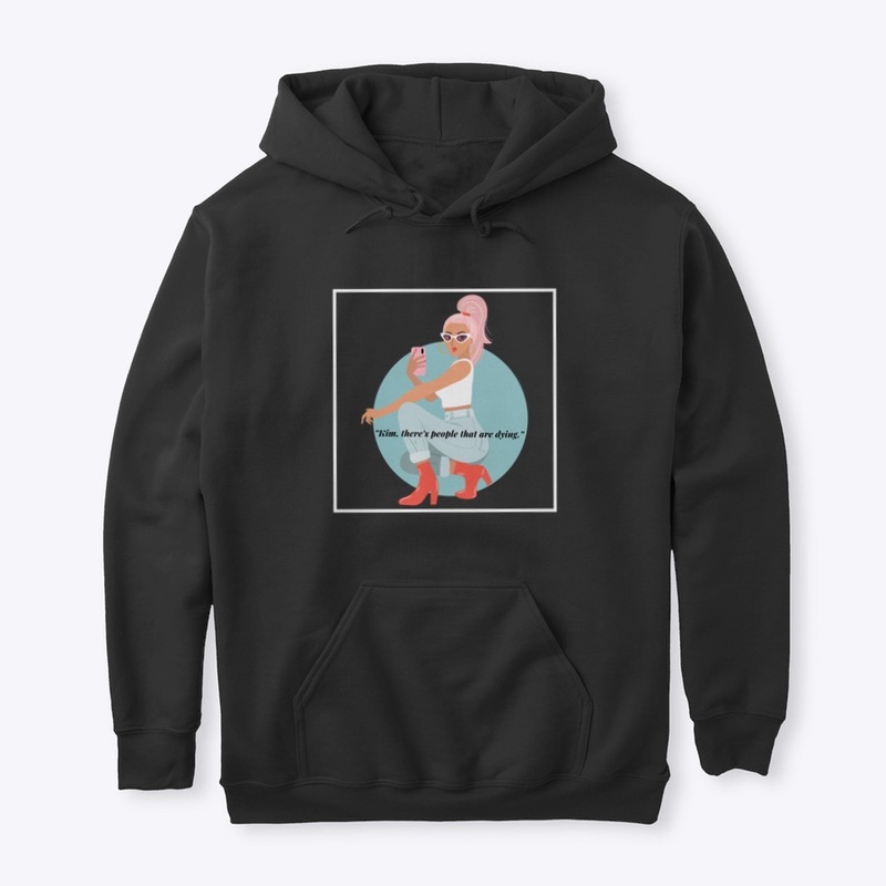 kim, hoodie
