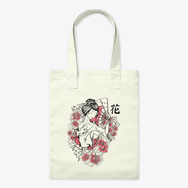 Japan Geisha tote bag