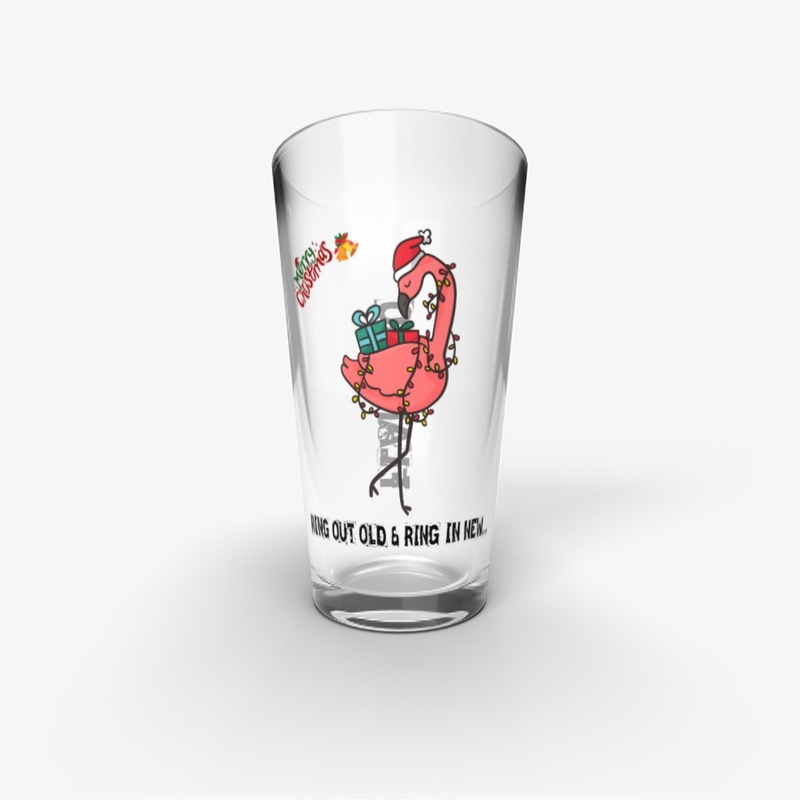 Christmas Flamingo Graphic | Made in USA