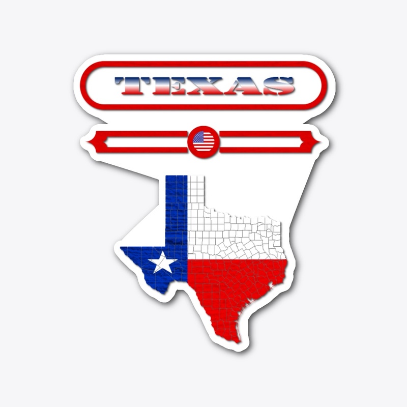 TEXAS MAP, TEXAS, USA. SAMER BRASIL