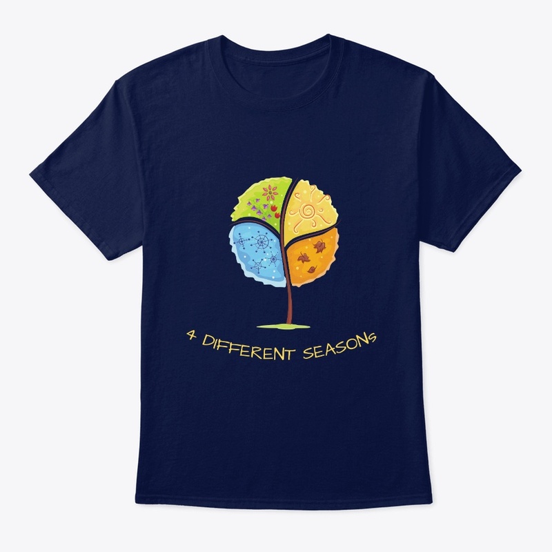 4 different seasons funny t shirts 